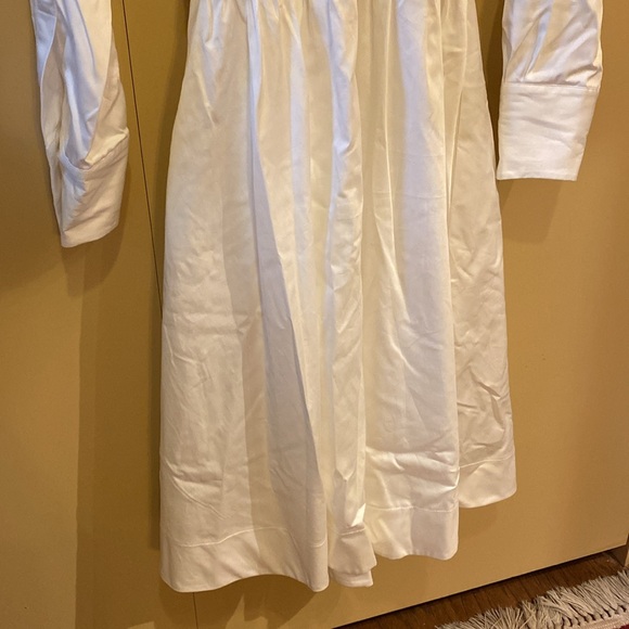Beautiful light ivory quality cotton shirt dress. Never worn. - Picture 7 of 11